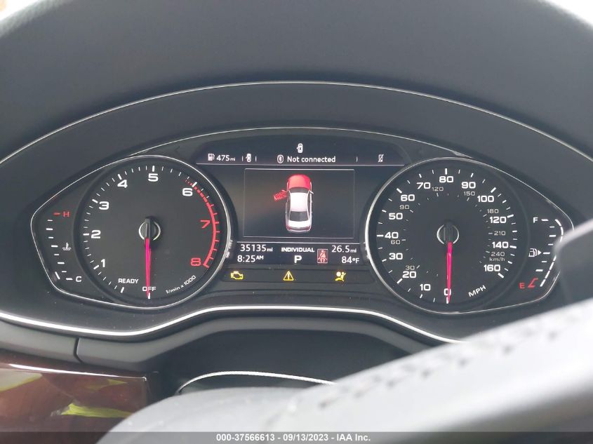 2019 AUDI A4 PREMIUM - WAUDNAF43KN016814