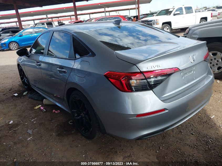 2HGFE2F5XPH553739 Honda Civic Sedan SPORT 3