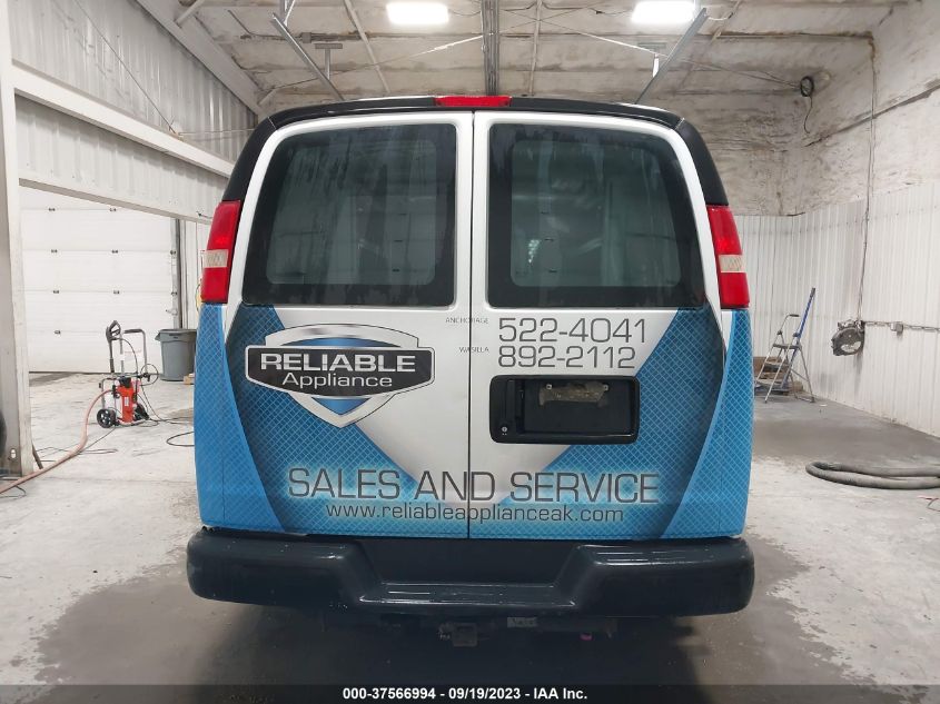 2013 CHEVROLET EXPRESS 1500 WORK VAN - 1GCSHAF48D1146308