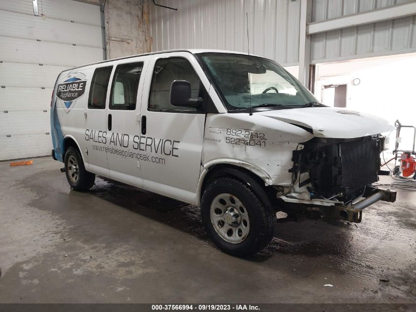 2013 CHEVROLET EXPRESS 1500 WORK VAN - 1GCSHAF48D1146308