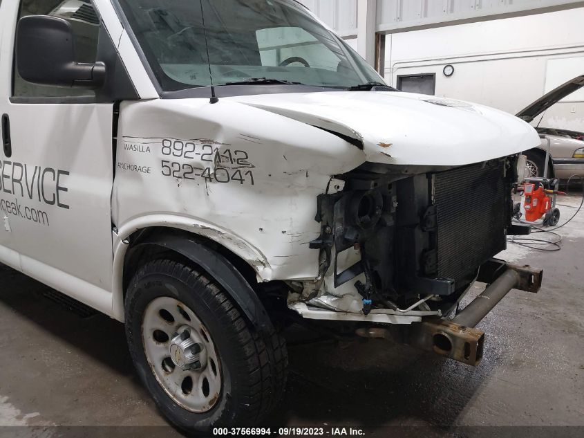 2013 CHEVROLET EXPRESS 1500 WORK VAN - 1GCSHAF48D1146308