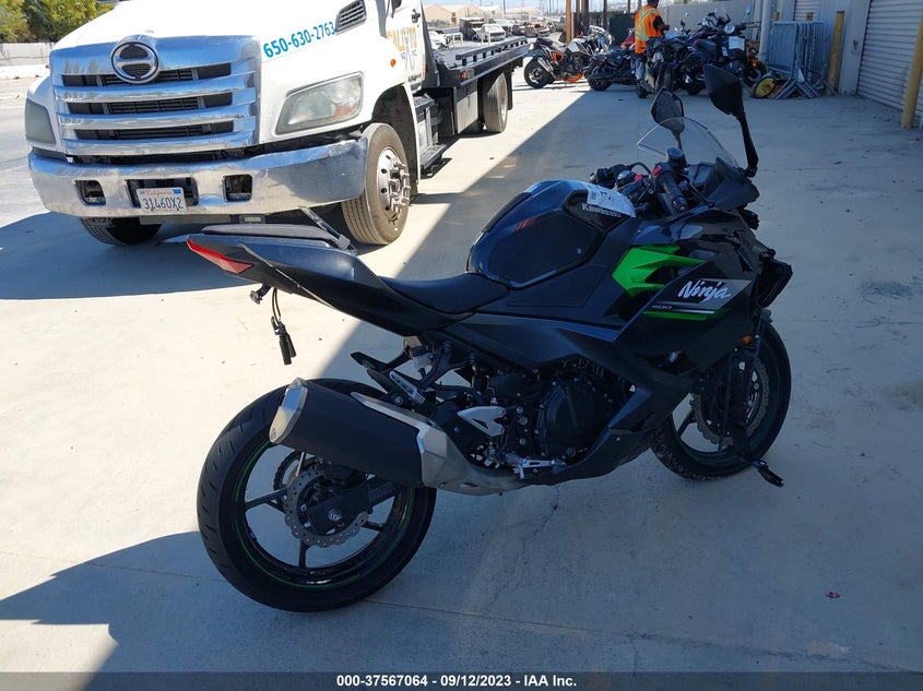 VIN JKAEXKG19PDAK2509 2023 KAWASAKI EX400