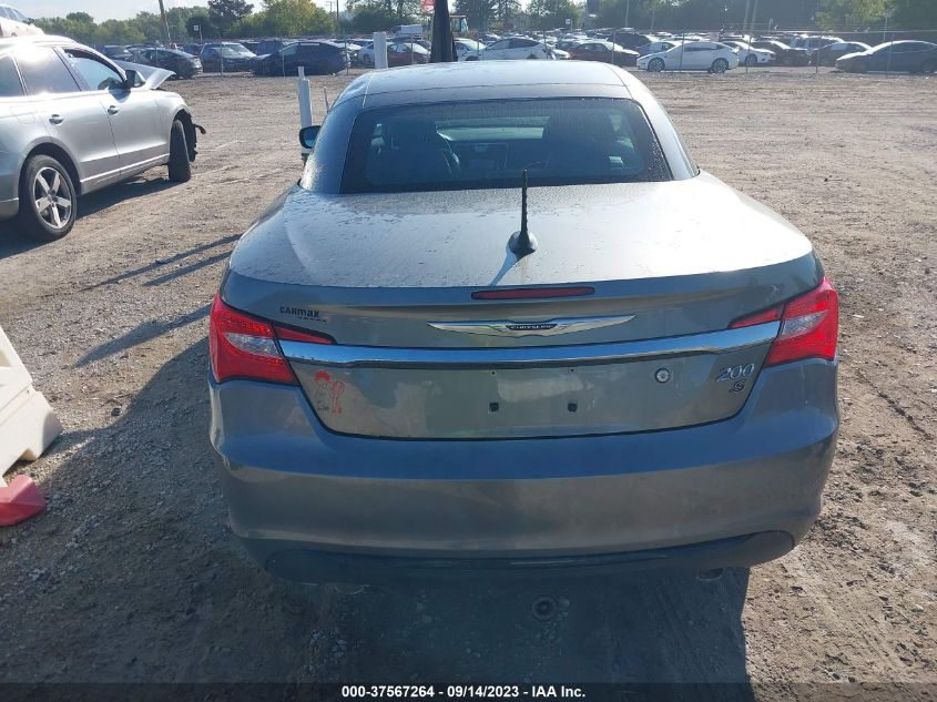 2013 CHRYSLER 200 S - 1C3BCBGG2DN743609