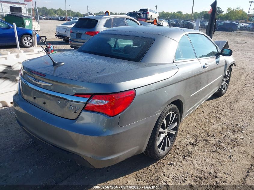 2013 CHRYSLER 200 S - 1C3BCBGG2DN743609