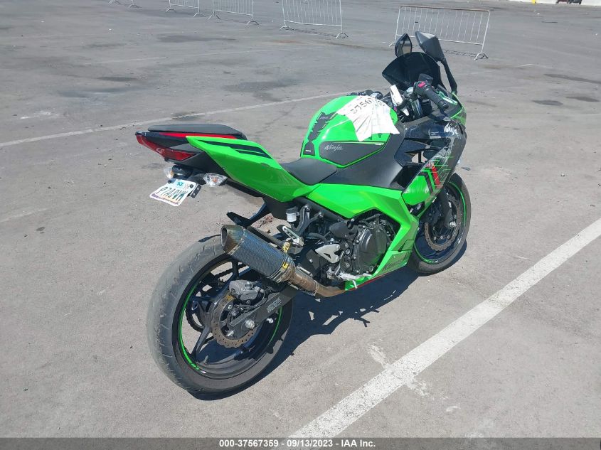 VIN JKAEXKH14PDAM3413 2023 KAWASAKI EX400