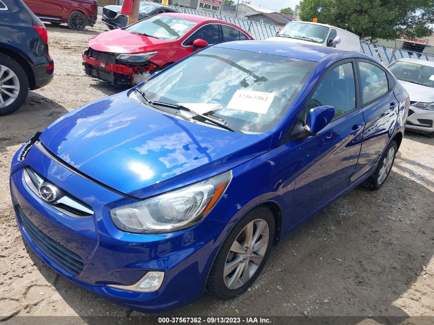 2013 HYUNDAI ACCENT GLS/SE - KMHCU4AE4DU461747