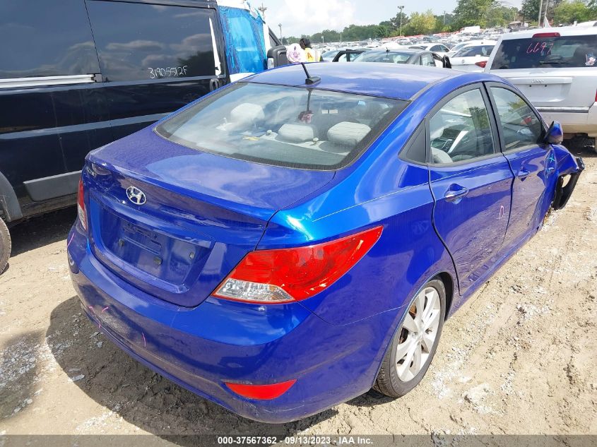 2013 HYUNDAI ACCENT GLS/SE - KMHCU4AE4DU461747