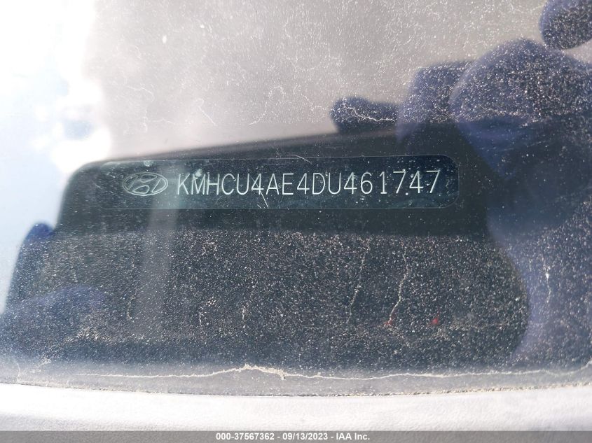 2013 HYUNDAI ACCENT GLS/SE - KMHCU4AE4DU461747