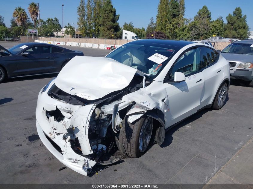 2022 TESLA MODEL Y - 7SAYGDEE3NF444124