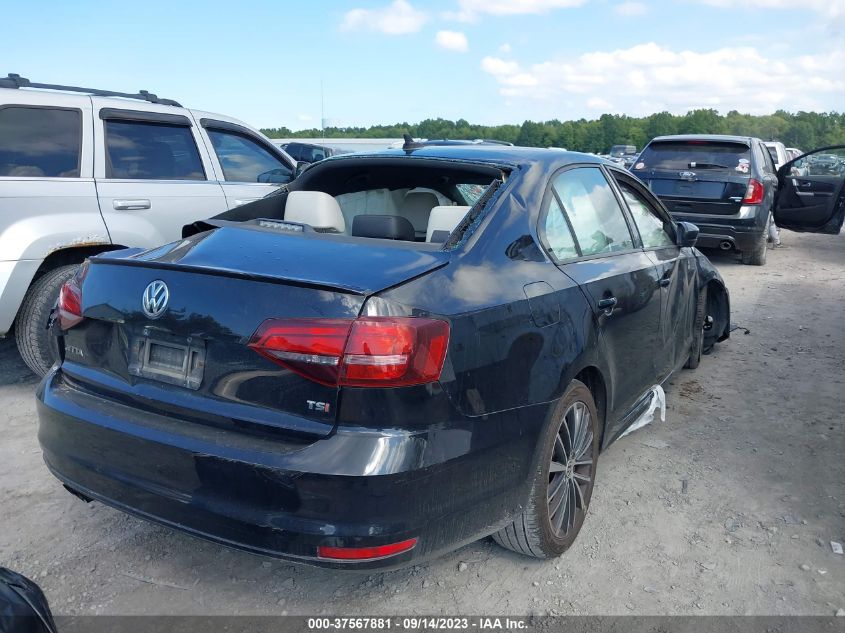 2016 VOLKSWAGEN JETTA SEDAN 1.8T SPORT - 3VWB17AJ7GM352535