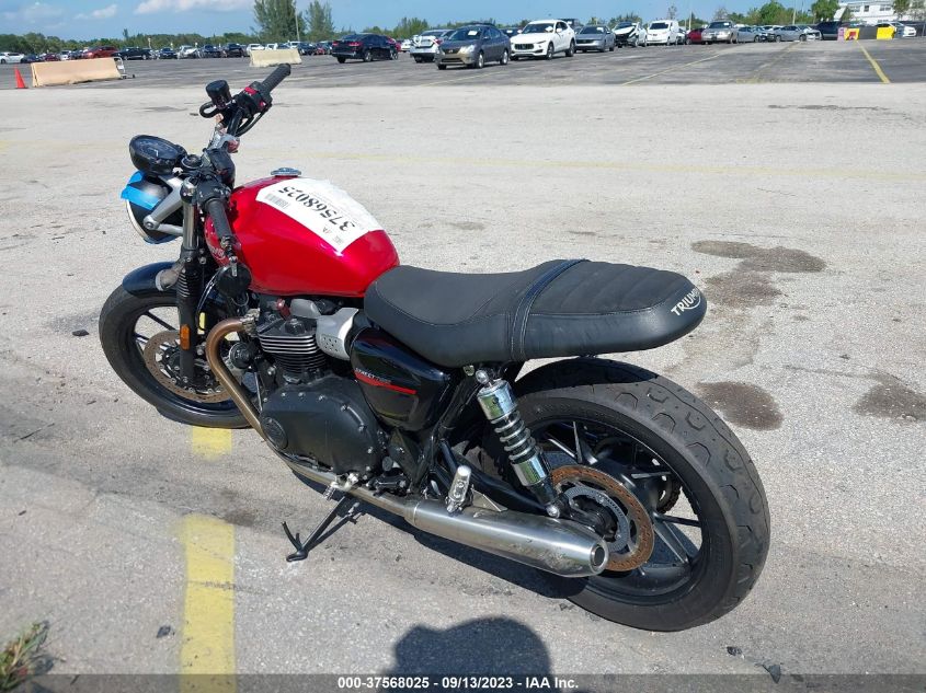2019 TRIUMPH MOTORCYCLE STREET TWIN SMTD31GN1KT928368