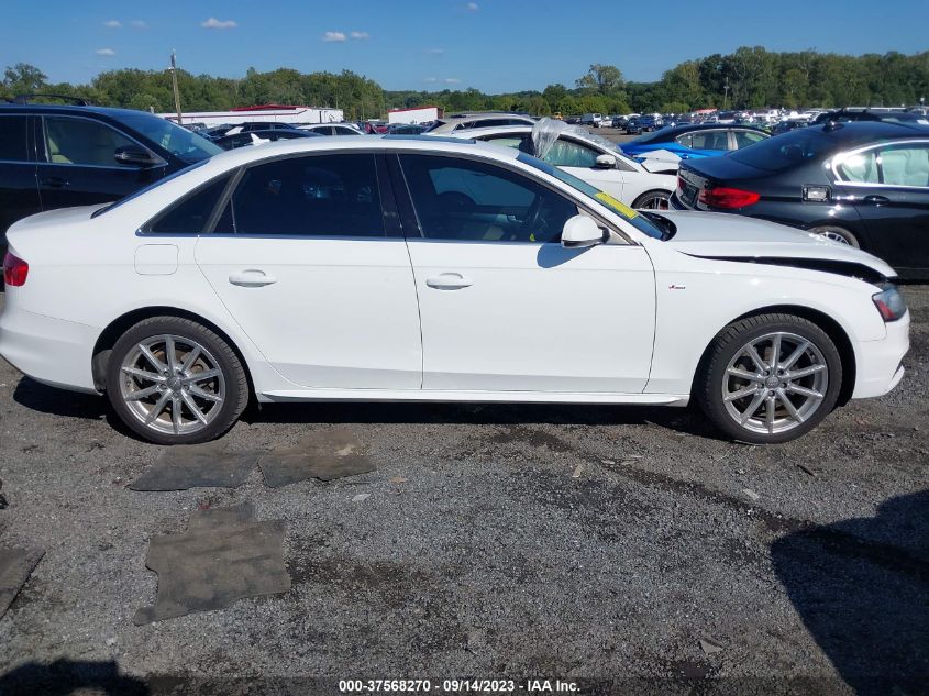 2014 AUDI A4 PREMIUM PLUS - WAUFFAFL7EN019510