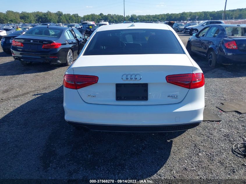 2014 AUDI A4 PREMIUM PLUS - WAUFFAFL7EN019510