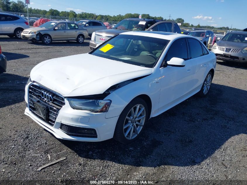 2014 AUDI A4 PREMIUM PLUS - WAUFFAFL7EN019510