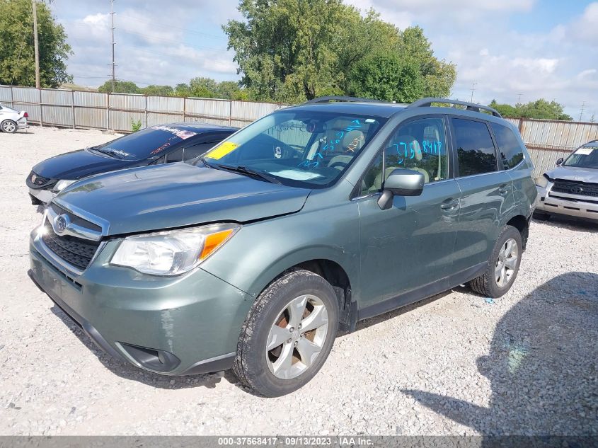 2014 SUBARU FORESTER 2.5I LIMITED - JF2SJAJC7EH489785