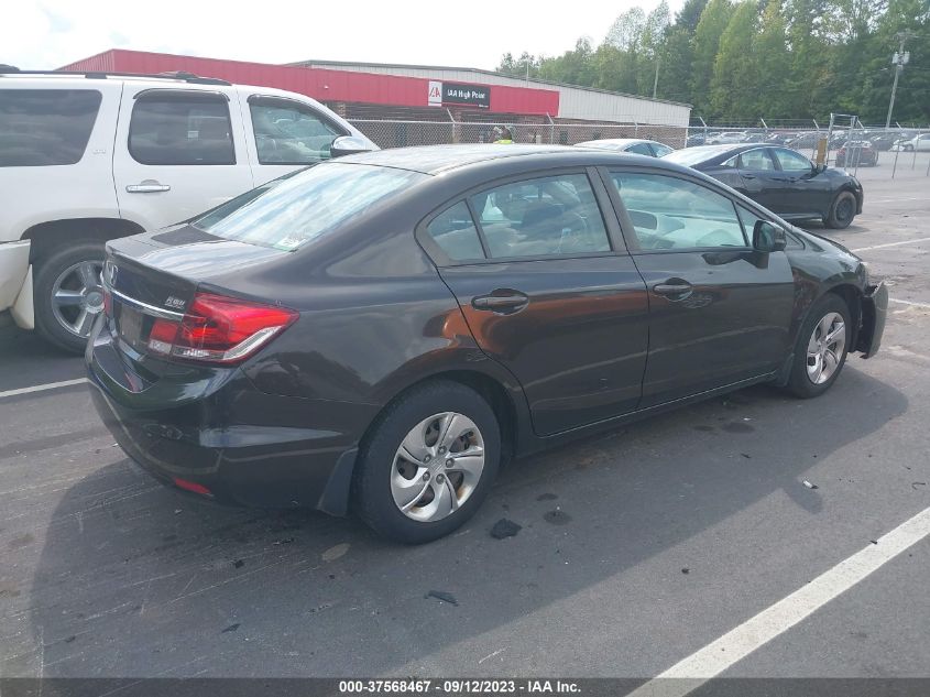 2013 HONDA CIVIC LX - 2HGFB2F53DH595299