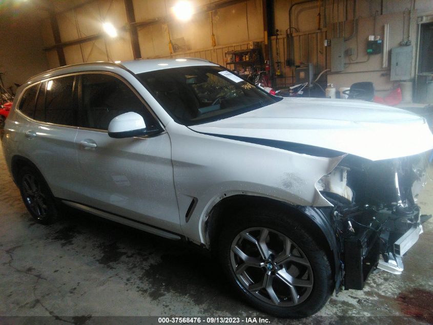2022 BMW X3 XDRIVE30I - 5UX53DP02N9M80876