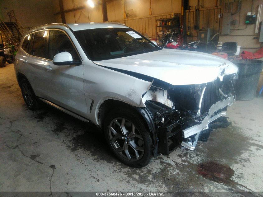 2022 BMW X3 XDRIVE30I - 5UX53DP02N9M80876