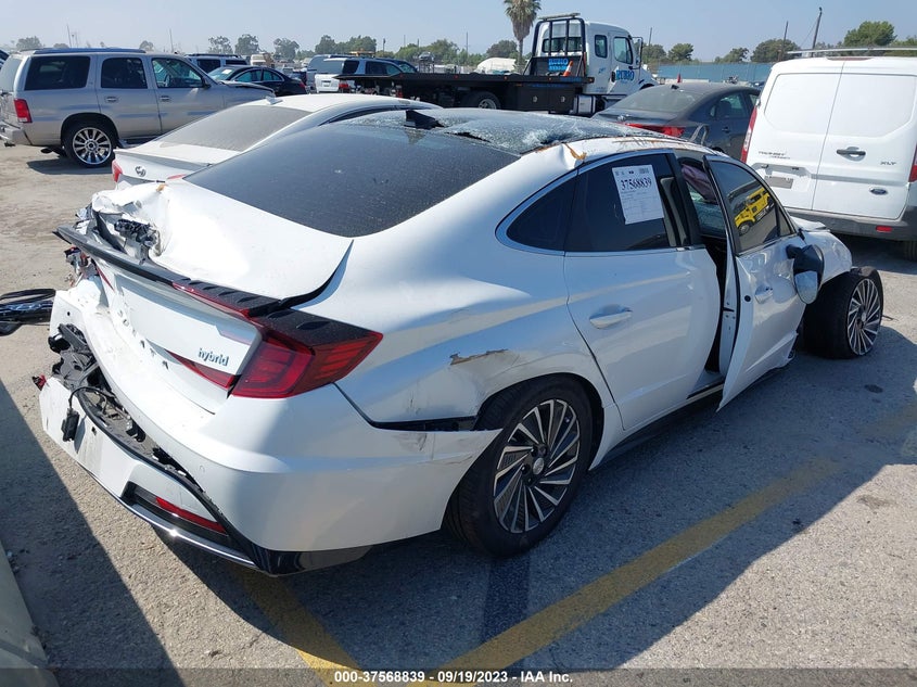 VIN KMHL54JJ8MA020232 2021 HYUNDAI SONATA HYBRID LIMITED