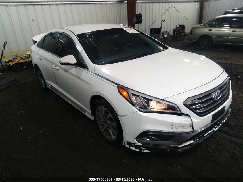 2015 HYUNDAI SONATA 2.4L SPORT - 5NPE34AF6FH032695