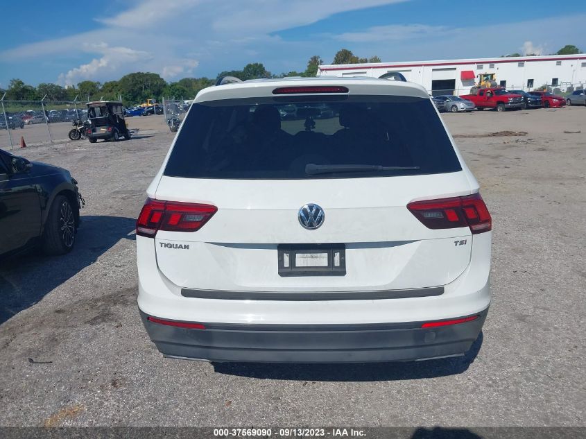 2018 VOLKSWAGEN TIGUAN S - 3VV1B7AX3JM129529