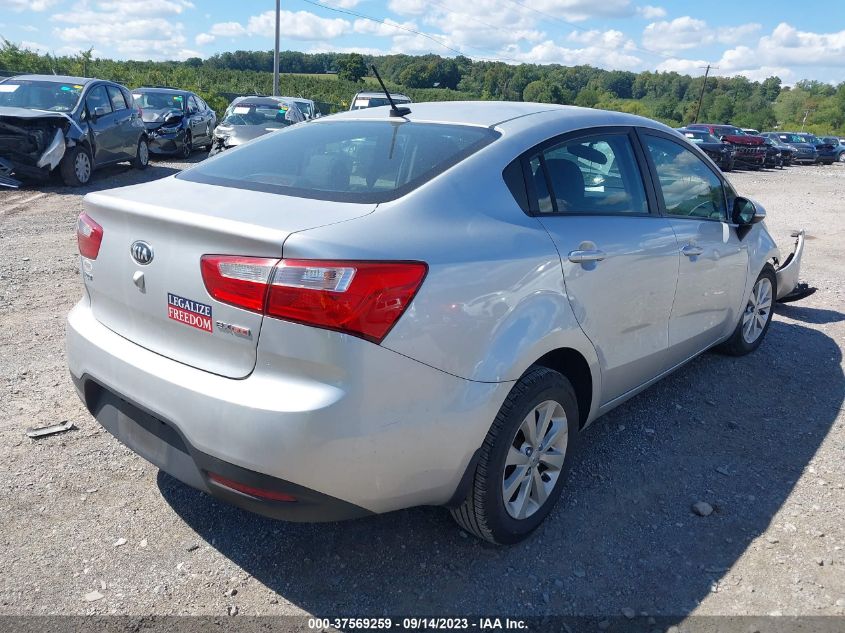2014 KIA RIO EX - KNADN4A30E6340222
