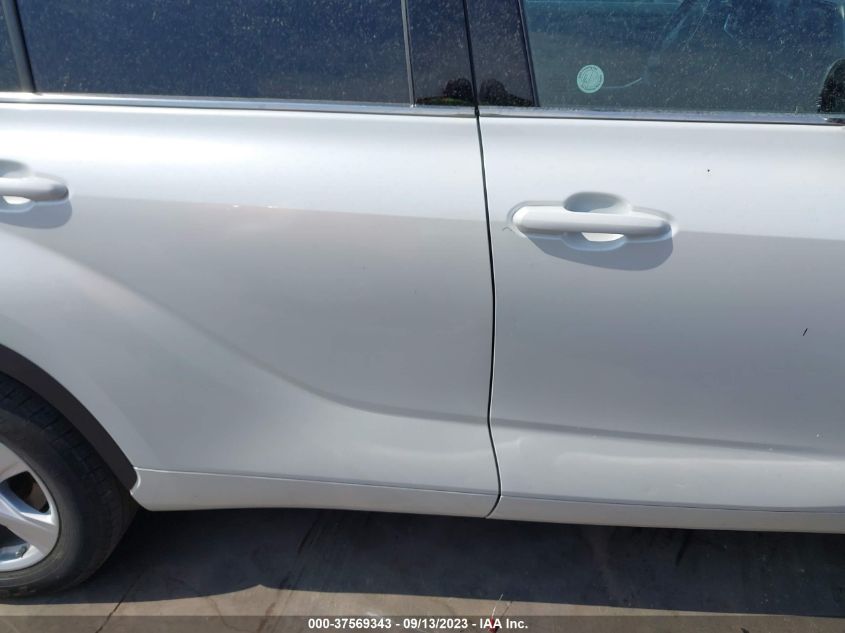 2022 TOYOTA HIGHLANDER LE - 5TDZZRAH6NS538311