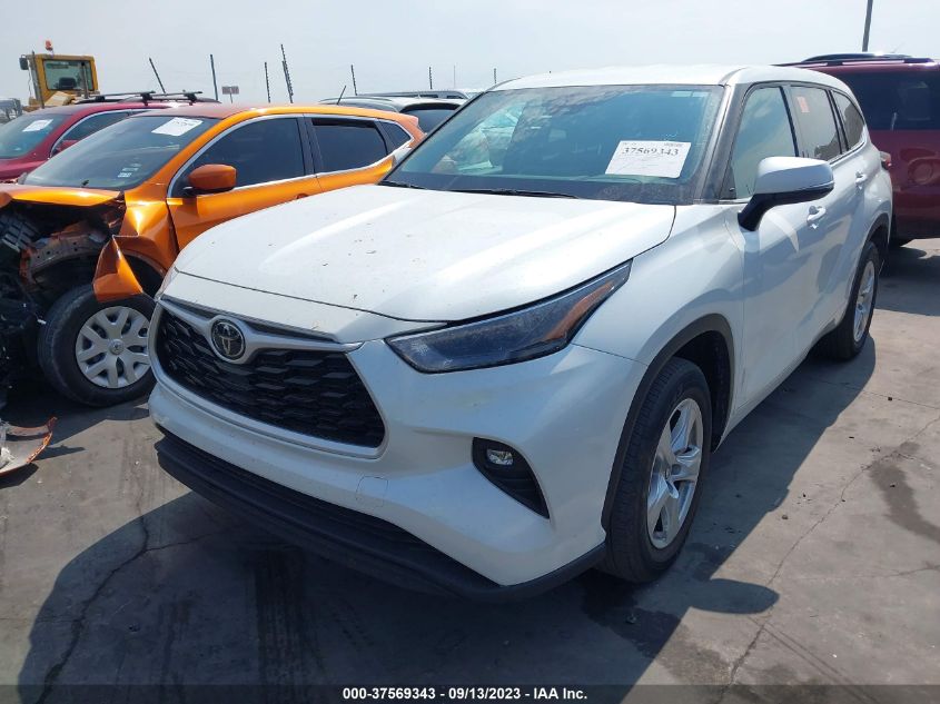 2022 TOYOTA HIGHLANDER LE - 5TDZZRAH6NS538311