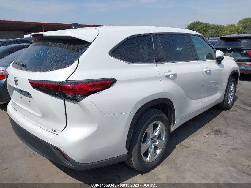 2022 TOYOTA HIGHLANDER LE - 5TDZZRAH6NS538311