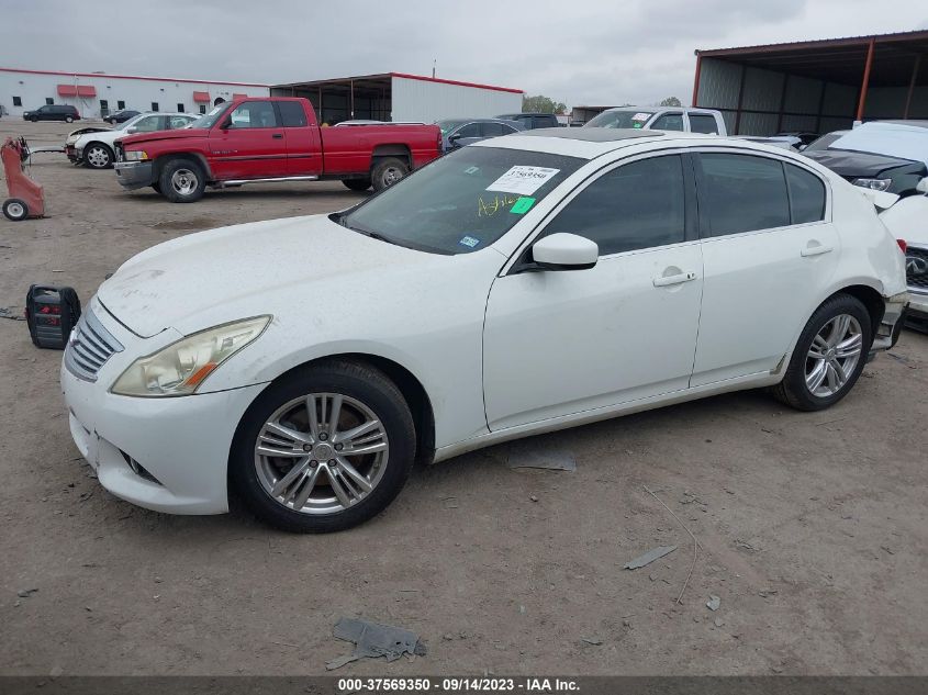 2013 INFINITI G37 SEDAN JOURNEY JN1CV6AP2DM725971