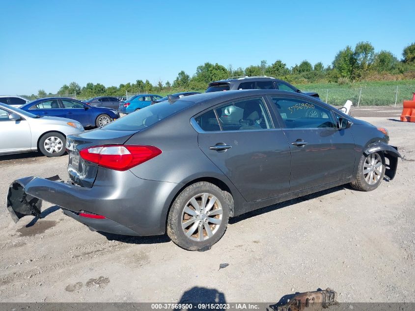 2014 KIA FORTE EX - KNAFX4A81E5106210