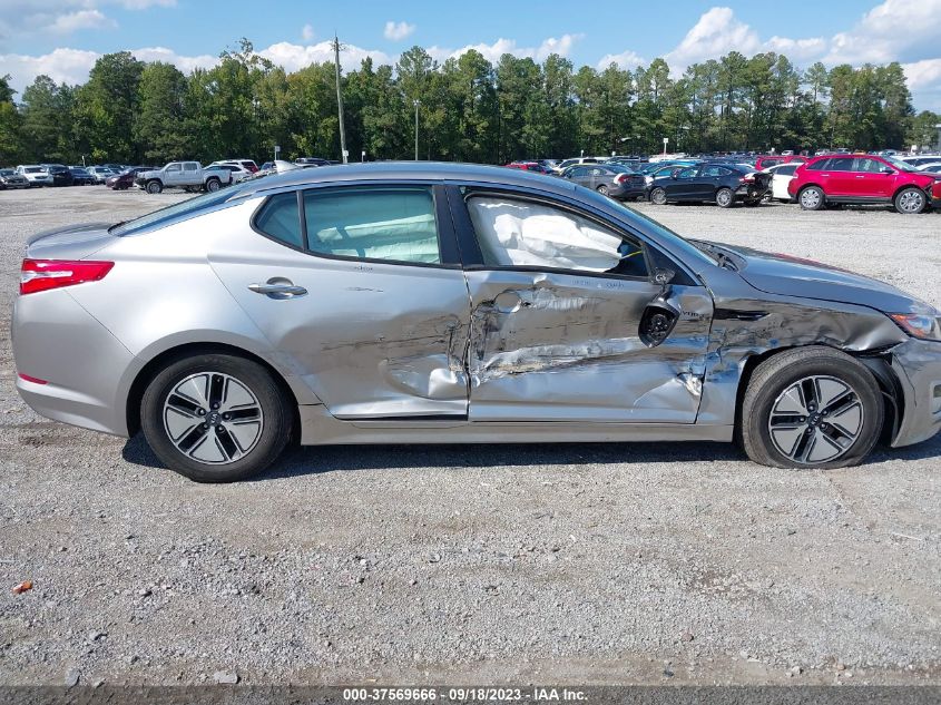2013 KIA OPTIMA HYBRID LX - KNAGM4AD8D5044166