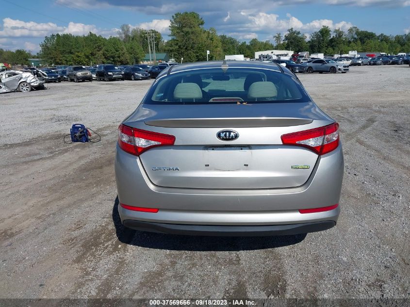 2013 KIA OPTIMA HYBRID LX - KNAGM4AD8D5044166