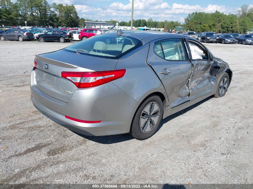 2013 KIA OPTIMA HYBRID LX - KNAGM4AD8D5044166