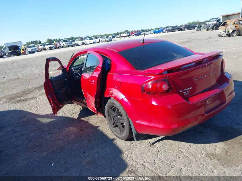 2013 DODGE AVENGER SXT - 1C3CDZCB5DN621489