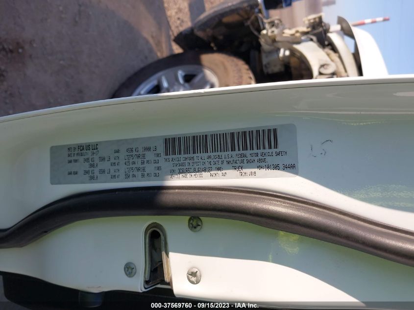 2018 RAM 2500 TRADESMAN - 3C6UR5CJ9JG148127