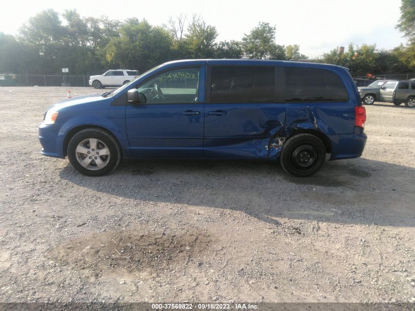 2013 DODGE GRAND CARAVAN SE - 2C4RDGBG5DR791989