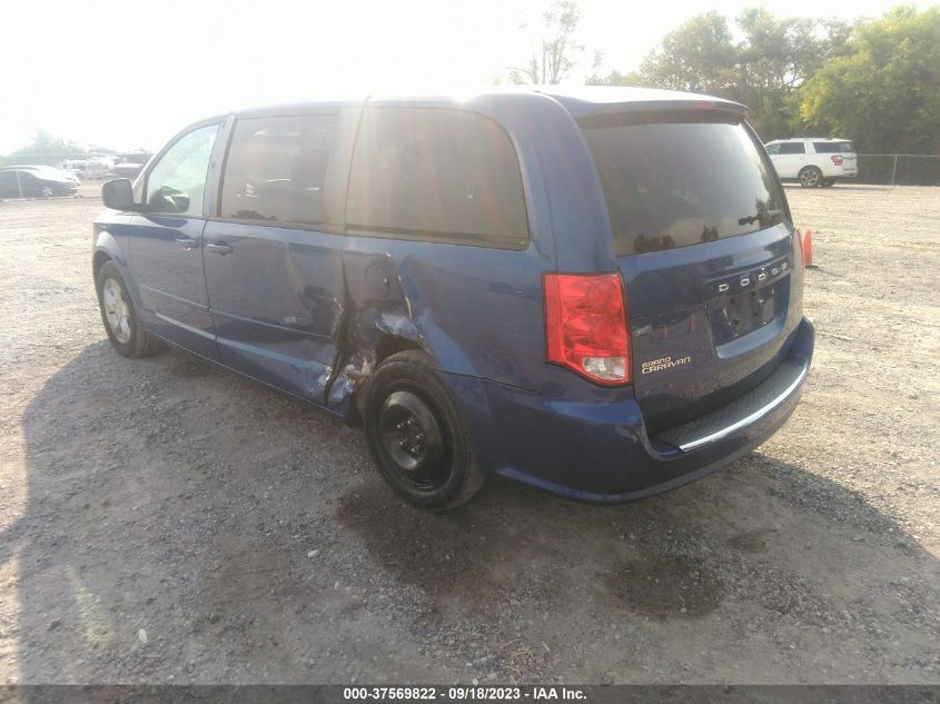 2013 DODGE GRAND CARAVAN SE - 2C4RDGBG5DR791989