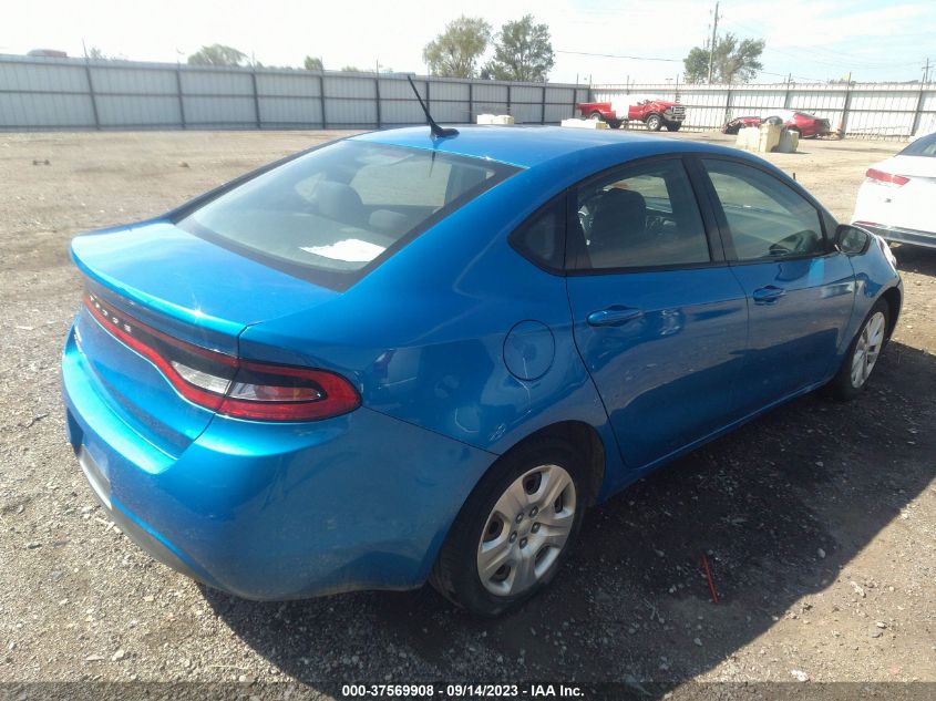2016 DODGE DART SE - 1C3CDFAA4GD644989