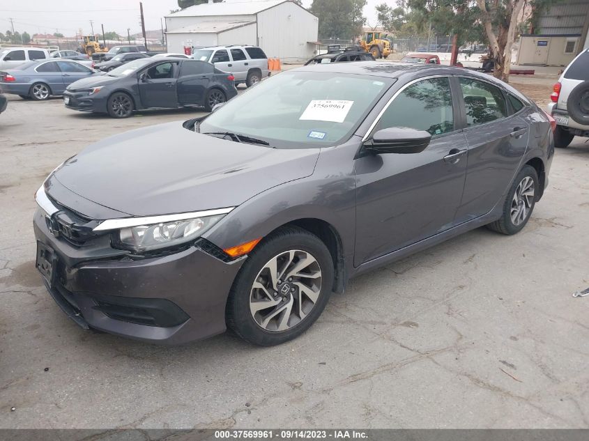 2018 HONDA CIVIC EX - 2HGFC2F71JH529618