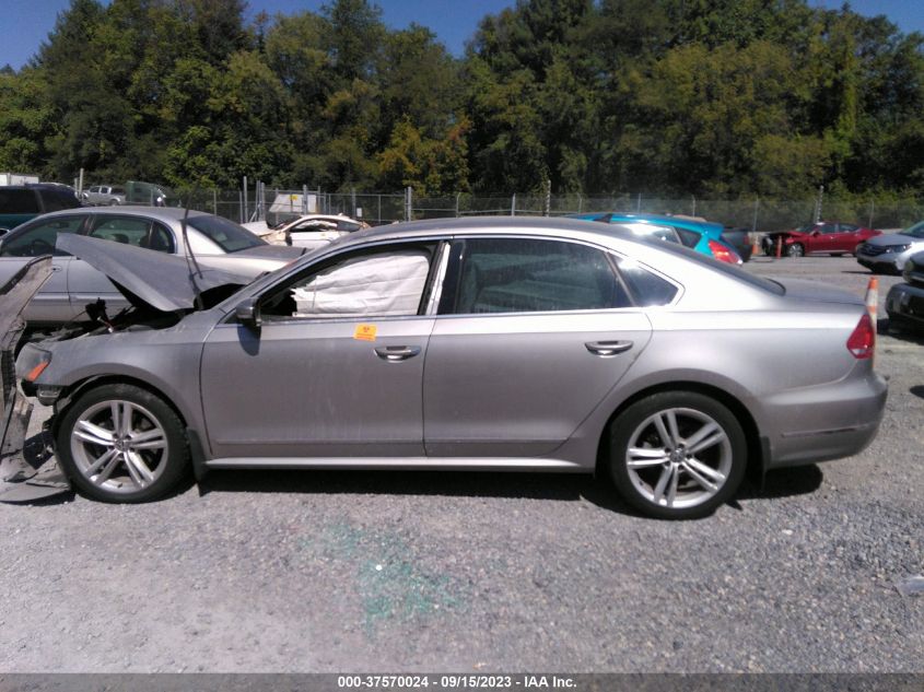 2014 VOLKSWAGEN PASSAT TDI SEL PREMIUM - 1VWCN7A37EC071490