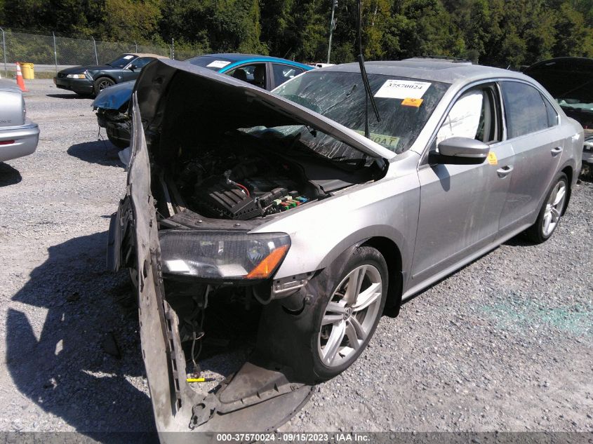 2014 VOLKSWAGEN PASSAT TDI SEL PREMIUM - 1VWCN7A37EC071490