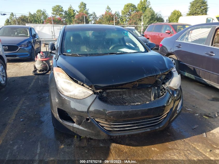 2013 HYUNDAI ELANTRA LIMITED PZEV - KMHDH4AE3DU614398