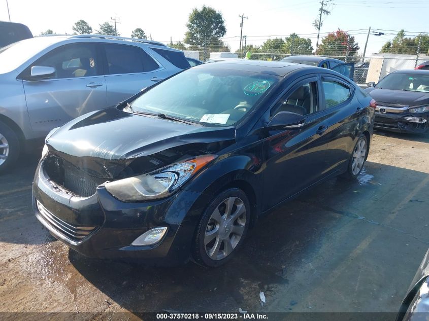 2013 HYUNDAI ELANTRA LIMITED PZEV - KMHDH4AE3DU614398
