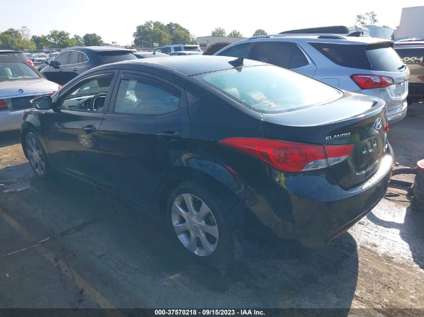 2013 HYUNDAI ELANTRA LIMITED PZEV - KMHDH4AE3DU614398