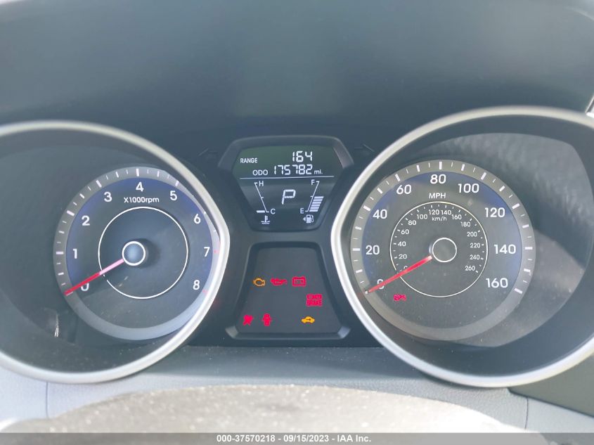 2013 HYUNDAI ELANTRA LIMITED PZEV - KMHDH4AE3DU614398