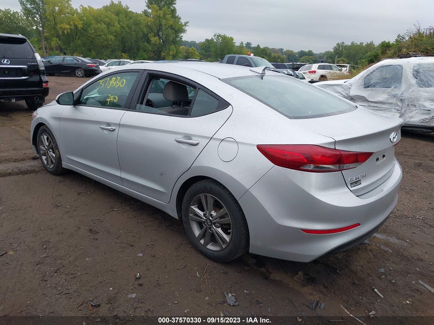 VIN 5NPD84LF5JH297496 2018 HYUNDAI ELANTRA SEL