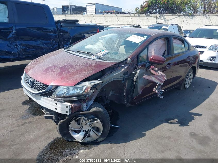 2014 HONDA CIVIC SEDAN LX - 19XFB2F51EE231362