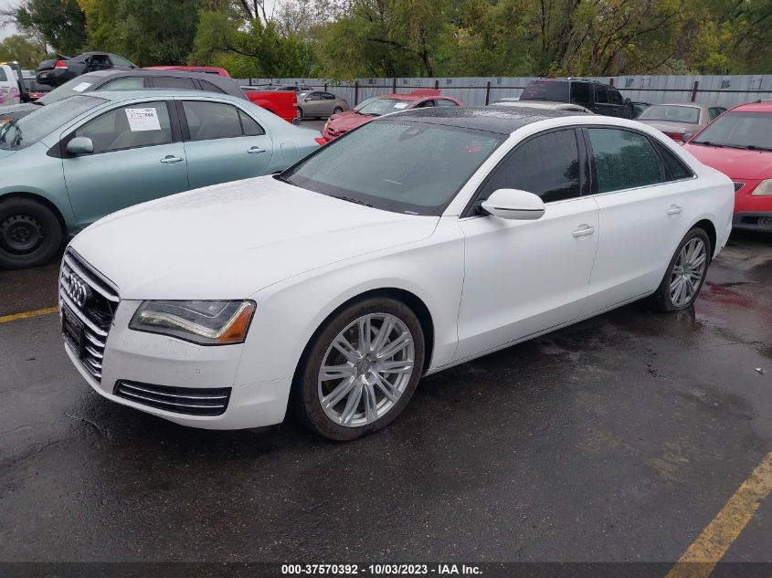 2014 AUDI A8 L 3.0T WAURGAFD7EN008896