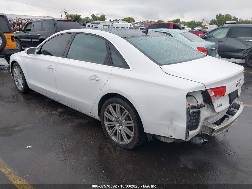 2014 AUDI A8 L 3.0T WAURGAFD7EN008896